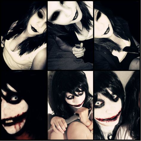 Jeff and Jane cosplay Jane The Killer Cosplay, Jane Everlasting, Creepypasta Jeff The Killer, Jeff The Killer Cosplay, 2010 Emo, Creepy Cosplay, Creepypasta Ships, Jane The Killer, Creepypasta Cosplay