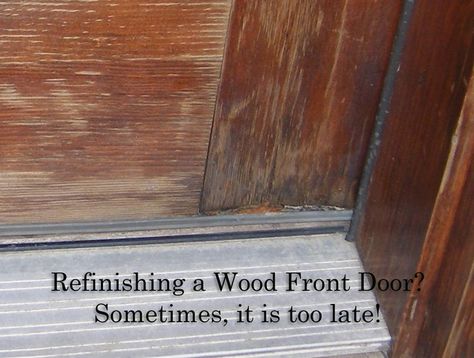 Refinishing Exterior Wood Door, Front Door Refinishing, Refinish Doors Wood, Refinish Front Door Wood, Stained Front Door, Wood Front Door, Wood Refinishing, Oak Front Door, Old Wood Doors