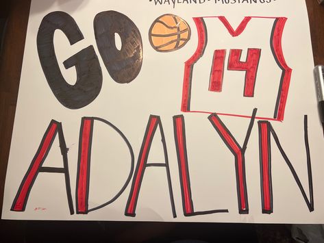 Sports Posters High School Basketball, Basketball Fan Signs Posters, Basketball Poster For Boyfriend, Basketball Support Posters, Basketball Playoff Signs, Funny Basketball Signs, Support Signs For Sports, Senior Day Posters Basketball, Basketball Game Themes High School