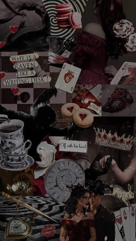 Heartless by Marissa Meyer #books #reading #heartless #jest #aliceinwonderland #queenofhearts #red #aesthetic #inspo #wallpaper #catherinepinkerton #cathandjest #romance