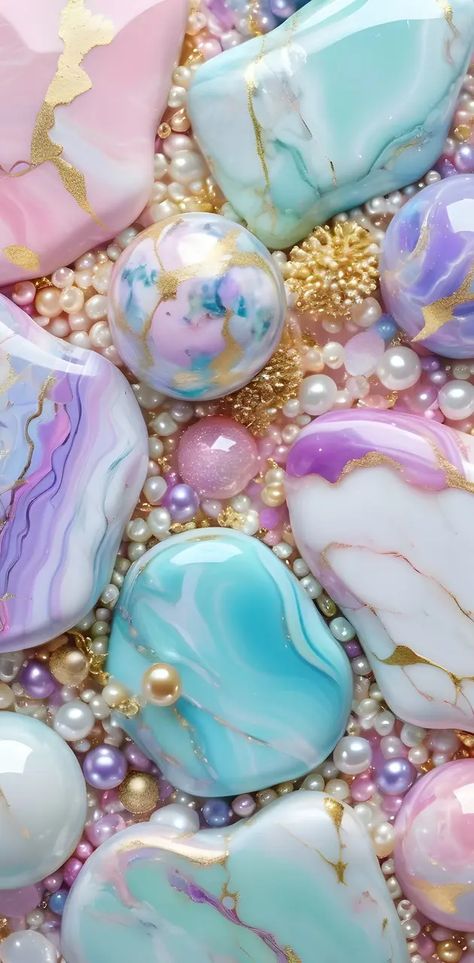 Download pastel marble stones and pearls wallpaper by SongbirdUSA on ZEDGE™ now. Browse millions of popular free and premium wallpapers and ringtones on ZEDGE™ and personalize your phone to suit you. Browse now! | 6e81 Phone Wallpaper Popular, Stone Wallpaper Aesthetic, Aquamarine Aesthetic Wallpaper, Pearl Wallpaper Iphone, Crystals Aesthetic Wallpaper, Bead Wallpaper, Pearls Wallpaper, Crystals Wallpaper, Crystal Wallpaper