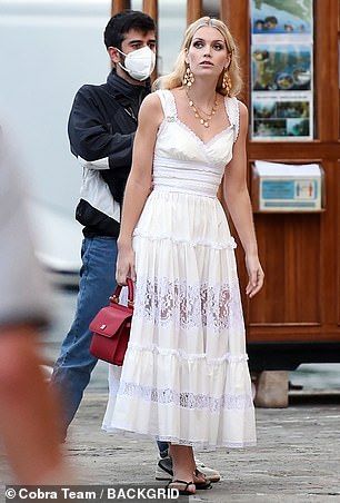 Lady Kitty Spencer stuns in an array of Dolce & Gabbana outfits | Daily Mail Online Kitty Spencer Style, Lady Kitty Spencer Style, Ace Design, Princess Diana Niece, Lady Kitty Spencer, Lady Kitty, Kitty Spencer, Italy Fashion, Outfit Fall