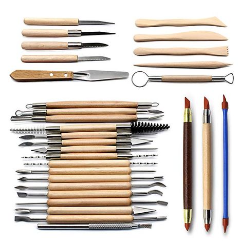 Pottery Carving, Sculpting Tools, Paper Carving, Clay Sculpting, Ceramic Tools, Wax Carving, Pottery Tools, Clay Tools, Sculpting Clay