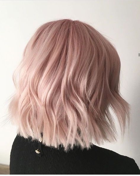 Dusty Rose Blonde Hair, Pastel Pink Bob Hair, Light Pink And Blonde Hair, Blush Blonde Hair, Dusty Pink Hair, Pink Short Hair, Blond Rose, Light Pink Hair, Pink Blonde Hair