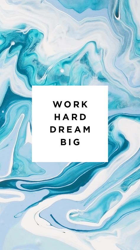 Work Hard Dream Big, Blue Quotes, Wallpapers Android, Phone Wallpaper Quotes, Blue Wallpaper Iphone, Marble Wallpaper, Marble Background, Wallpaper Free, Cute Backgrounds