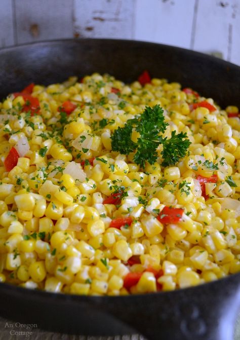 Corn Bake, Quick Easy Side Dishes, Cooked Corn, Oregon Cottage, Roasted Cauliflower Recipe, Corn Recipes Side Dishes, Corn Side Dish, Easy Corn, Cauliflower Recipe