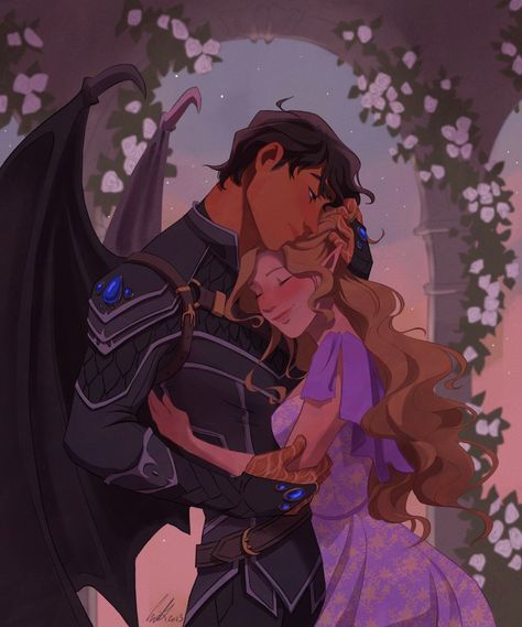 Roses Book, Sarah J Maas Books, A Court Of Mist And Fury, Cute Couple Art, Sarah J Maas, Fan Book, Couple Art, Cultura Pop, Fantasy Artwork