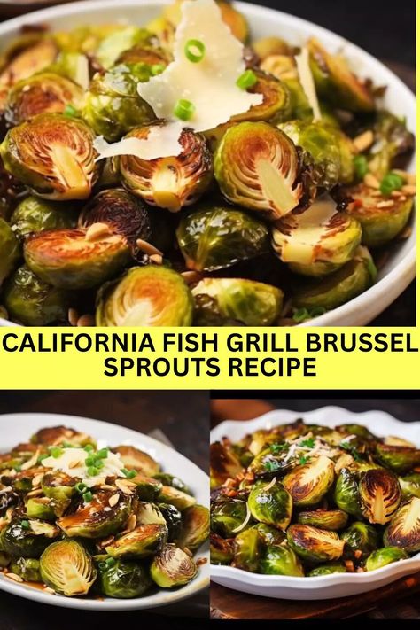 California Fish Grill Brussel Sprouts, Grill Brussel Sprouts, California Fish Grill, Grilled Brussel Sprouts, Fish Grill, Cajun Sauce, Sprouts Recipe, Baddie Outfit, Sprout Recipes