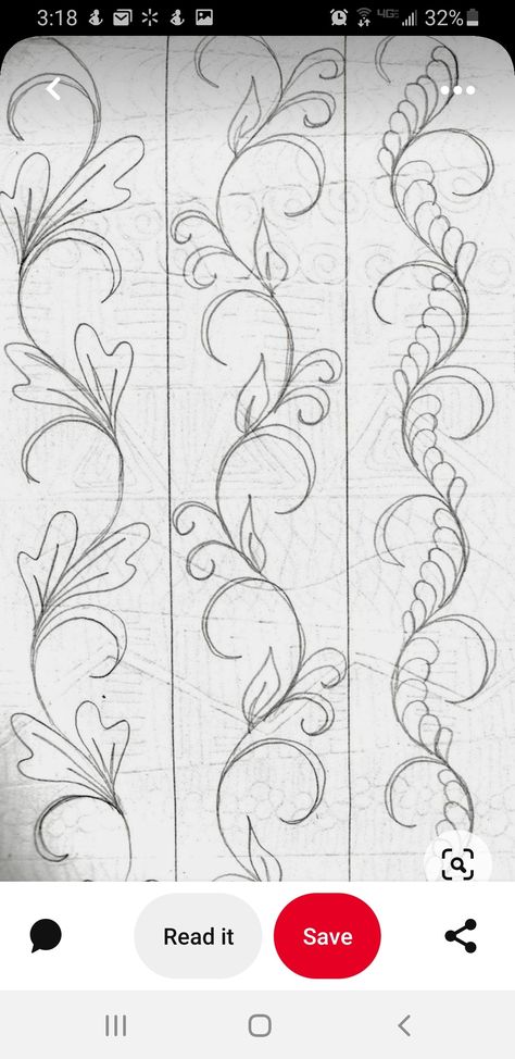 Ornament Drawing, Muster Tattoos, Diy Embroidery Designs, Motifs Perler, Bead Embroidery Tutorial, Shimmer And Shine, Hand Embroidery Design Patterns, Hand Embroidery Art, Flower Embroidery Designs