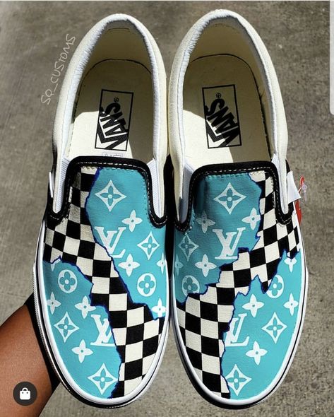 Vans Wallpaper, Vans Shoes Fashion, Vans Custom, Custom Vans Shoes, View Painting, Vans Slip On Shoes, Painted Shoes Diy, Cute Vans, Custom Painted Shoes