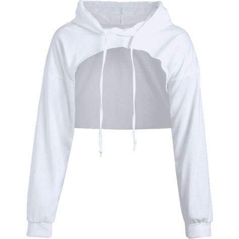 Cut Out Drawstring Crop Hoodie ($18) ❤ liked on Polyvore featuring tops, hoodies, shirts, white hooded sweatshirt, cropped white shirt, crop top, white crop top and cropped hooded sweatshirt Cut Out Hoodie, White Cropped Hoodie, Cropped White Shirt, Hoodie Crop Top, White Hooded Sweatshirt, Funky Monkey, Crop Top Hoodie, Crop Hoodie, Crop Top Outfits