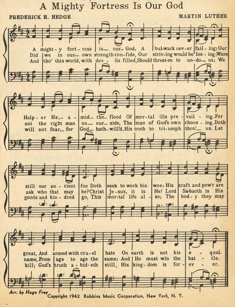 Reformation Celebration, Reformer Quotes, Reformation Sunday, Martin Luther Quotes, Gospel Song Lyrics, Reformation Day, Vintage Style Home Decor, Hymn Sheet Music, Hymn Music