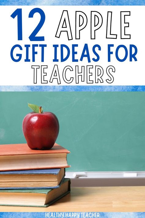 The best apple gifts for teachers! These apple themed teacher appreciation gifts are a great way to say thanks to a teacher. Inexpensive Teacher Gifts, Teacher Appreciation Diy, First Day Of School Gift, Appreciation Gifts Diy, Teacher Appreciation Gifts Diy, Happy Teacher, Apple Gifts, Teachers Diy, Apple Theme