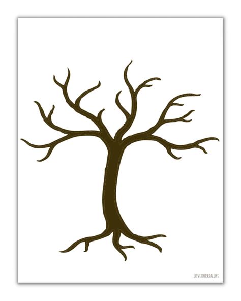 Bare Tree Printable, Free Tree Template, Trees Without Leaves, Leaves Template, Tree Template, Coloring Pages Winter, Mickey Mouse Coloring Pages, Dead Tree, Tree Templates