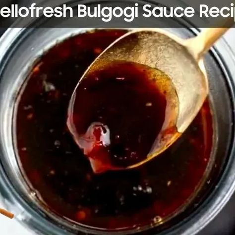 Hellofresh Bulgogi Sauce Recipe - Easy Kitchen Guide Bulgogi Recipe Sauce, Bulgogi Sauce Recipe, Bulgogi Sauce, Korean Bulgogi, Korean Bbq Sauce, Bulgogi Recipe, Kitchen Guide, Chili Paste, Bulgogi