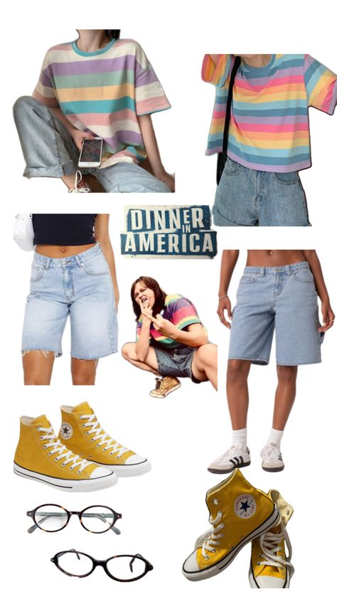 halloween costume idea :) Dinner In America Costume, Jeans Halloween Costume, Dinner In America, Halloween Costume Idea, Spooky Szn, Costume Ideas, In America, Halloween Costume, Halloween Costumes