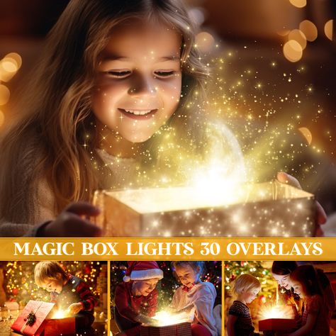 Light Overlay, Light Up Pictures, Magic Christmas, Magic Light, Magic Box, Light Images, Photoshop Overlays, Light Magic, Holiday Party Invitations