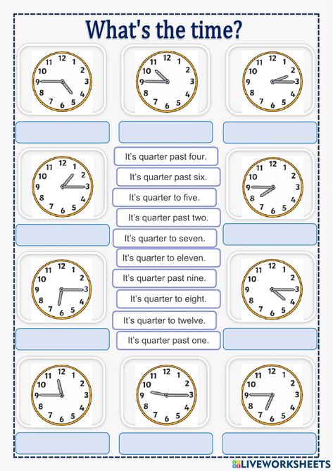 Whats The Time Worksheet, Tell Time Worksheet, Tell The Time Worksheets, Telling Time Worksheets Grade 3, Telling The Time Worksheets For Kids, Time For Kids, Clock Time Worksheet, Time Activities For Kids, What Time Is It Worksheet For Kids