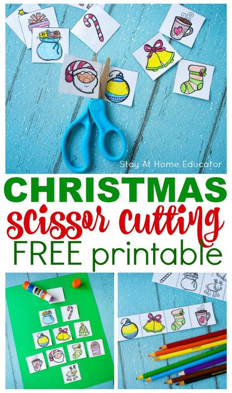 Prewriting Practice, Activities For Christmas, Free Christmas Crafts, Easy Preschool Crafts, Craft For Preschoolers, Gingerbread Theme, Winter Activities Preschool, Free Preschool Printables, Preschool Christmas Crafts