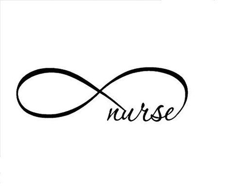 Nurse Decals, Nurse Tattoo, White Infinity, Nurse Art, Nurses Week Gifts, Nurse Rock, Nursing Notes, Nurse Quotes, Cameo Projects