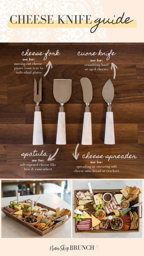 cheese knives guide | cheese board | cheese knife set | cheese knife guide | hosting | cheese board tips Cheese Knife Guide, Knife Guide, Aged Cheese, Cheese Spreaders, Cheese Knife Set, Board Cheese, Cheese Knife, Yogurt Bowl, Cheese Spread