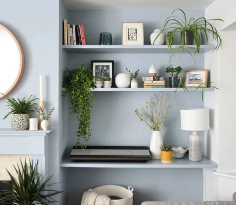 Alcove storage living room