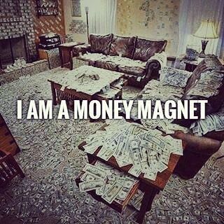 I'm a money  magnet #billionaire #lifestyle #motivationalquotes Picture Quote, Law Of Attraction Money, Money Magnet, Wealth Affirmations, Success Affirmations, Money Goals, Manifesting Money, Attract Money, Lots Of Money