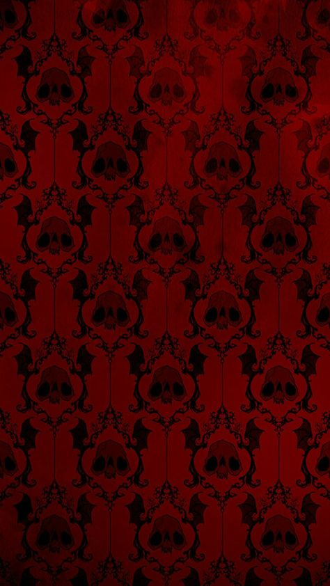 Red Goth Aesthetic, Gothic Background, Abigail Larson, Red Gothic, Gothic Pattern, Goth Wallpaper, Gothic Wallpaper, Cute Fall Wallpaper, Red Art Print