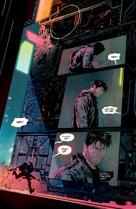 Dark Detective from DC Comics, new Future State full #1 Bruce Wayne, Luke Fox and Cole Cash as Grifter Dark Detective, Graphic Novel Illustration, Comic Book Layout, Comic Layout, Comic Book Panels, Graphic Novel Art, Comic Book Pages, Bd Comics, Bruce Wayne