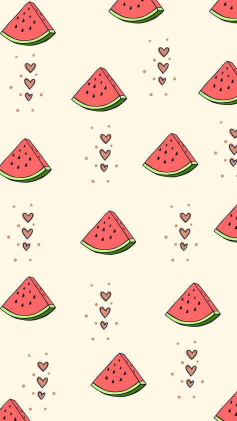 Summer Phone Wallpaper, Watermelon Background, Fruit Doodle, Watermelon Wallpaper, Valentines Wallpaper Iphone, French Wallpaper, House Decals, Future Wallpaper, Cute Summer Wallpapers