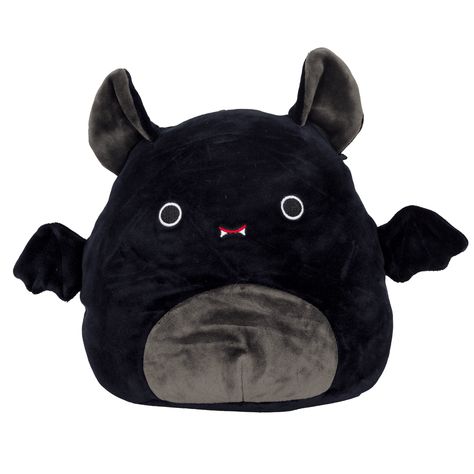 Emily | Squishmallows Wiki | Fandom Halloween Squishmallows, Stuffed Animal, Bat, Halloween, Color, Black