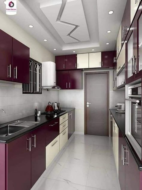 Desain Pantry Dapur, Kitchen Ceiling Design, Model Dapur, Desain Pantry, Kitchen Design Color, Kitchen Modular, Kitchen Cupboard Designs, Kabinet Dapur, Modern Kitchen Cabinet Design