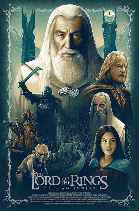 THE LORD OF THE RINGS 'THE TWO TOWERS' Lotr Movies, John Howe, Hobbit Art, Beau Film, Two Towers, The Hobbit Movies, Lotr Art, Tolkien Art, The Two Towers