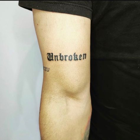 Unbroken tattoo Unbroken Tattoo Ideas, Unbroken Tattoo, Betrayal Tattoo, Ira Tattoo, Revenge Tattoo, Forearm Tats, Gardian Angel, 777 Tattoo, Heaven Tattoos