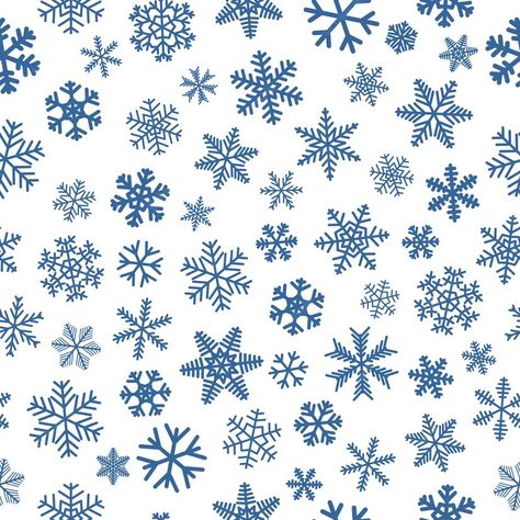 Premium Vector | Christmas seamless pattern of snowflakes, blue on white background Christmas Snowflakes Background, Snowflakes Background, Blue White Background, Christmas Seamless Pattern, Vector Christmas, About Christmas, Pattern Seamless, Snowflake Pattern, Christmas Vectors