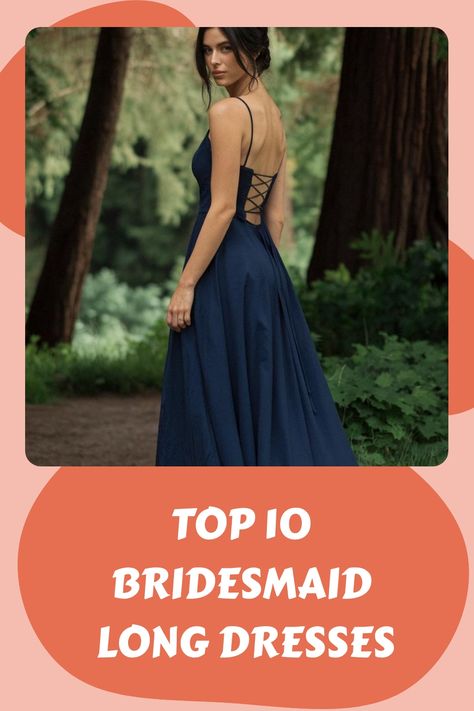 Top 10 Bridesmaid Long Dresses Brides Made Dresses, Elegant Bridesmaid Dresses Long, Trendy Bridesmaids, Bridal Tips, Fall Bridesmaid Dresses, Engagement Bride, Stunning Bridesmaid Dresses, Bridesmaid Dresses Long, Elegant Bridesmaid Dresses