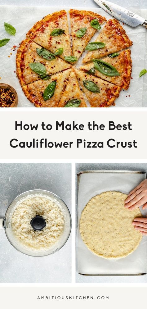 The Best Cauliflower, Cauliflower Pizza Crust Recipe, Cauliflower Pizza Crust, How To Make Cauliflower, Pizza Roll, Egg Diet Plan, Boiled Egg Diet Plan, Pizza Crust Recipe, Cauliflower Crust