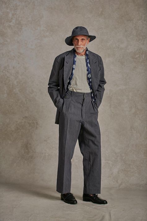 collection ss20 | OLD JOE Old Man Suit, Old Man Clothes, Old Man Outfit, Japanese Old Man, 1940s Mens Fashion, Man Full Body, Old Man Fashion, Red Robot, The Sartorialist