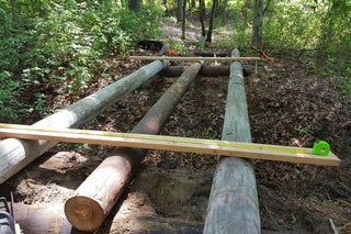 Atv Bridge, Diy Bridge, Backyard Bridges, Side Walkway, Outdoor Bridges, Pond Bridge, Lock Bridge, Homestead Ideas, Bridge Construction