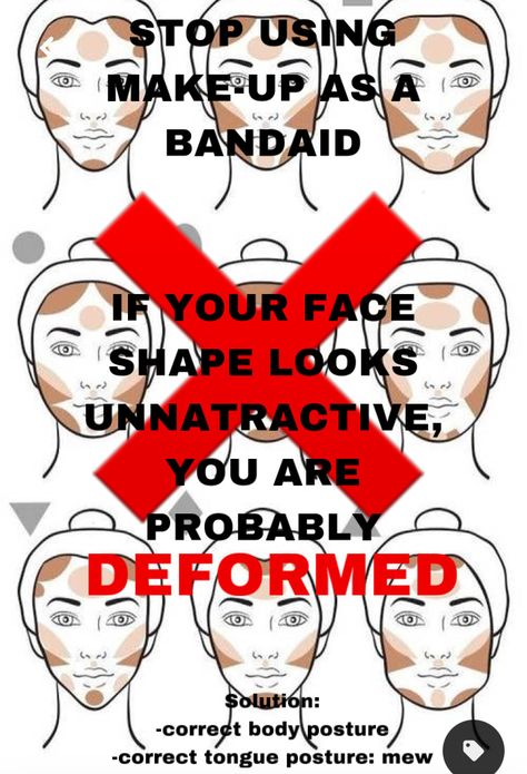 If you have flat cheekbones, a long face, narrow face, inter-molar width below ~40mm, a weak jawline, double chin: fix the root problem: your tongue posture, don’t use make-up as a bandaid! Flat Cheekbones, Weak Jawline Women, How To Get Strong Jawline, How To Get A Better Jaw Line Face Exercises, Get A Sharp Jawline, Face Exercise For Sharp Jawline, Weak Jawline, Tongue Posture, Weak Chin