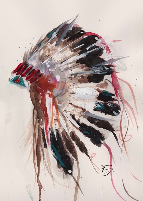 Native American Headdress Painting, Native American Headdress Art, Ghost Song, Native Headdress, Indian Headress, Headdress Art, Native American Headdress, Native American Paintings, Acrylic Art Projects