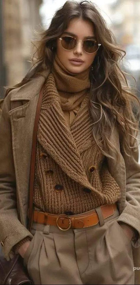 Mode Style Anglais, Chique Outfits, Futuristic Fashion, Brown Coat, American Beauty, 2024 Fashion, 가을 패션, Outfits Women, Latest Outfits