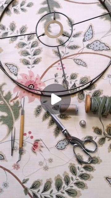 B E A U V A M P on Instagram: "All the tools needed in order to make one of our handstitched ruffle lampshades using the beautiful @salvesengraham Floral Trail design.✂️

Featuring the 'Delicate' colourway @salvesengrahamthecollection
.

.

.

#exclusive #new #rufffle #lighting #collection #lampshade #floral #interiors #interiordesign #interiorinspo #beauvamp #salvesengraham #pattern #countryliving #englishinteriors #interiorstyle #inspiration #interiorlovers #interior #interiorstyling" Florence Broadhurst Fabric, Trail Design, The Tools, Interior Inspo, Country Living, Lampshades, Hand Stitching, Lamp Shade, Interior Styling