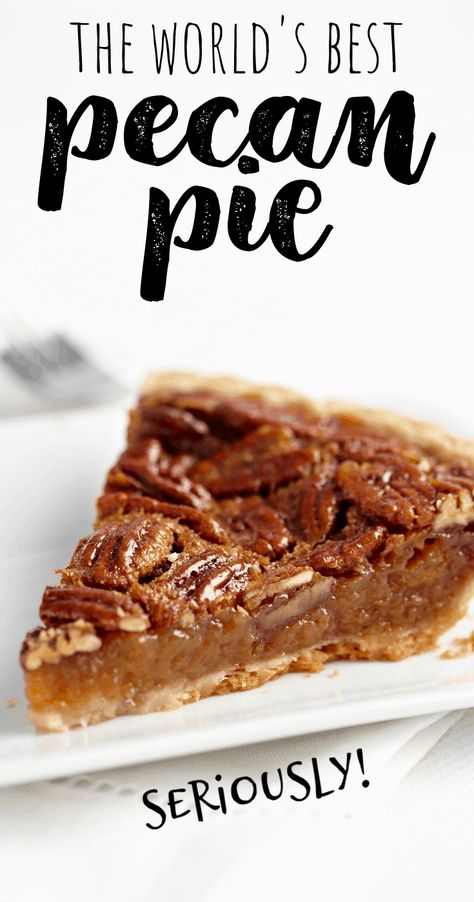 The best easy homemade pecan pie recipe - This traditional Southern recipe is homemade from scratch except for the crust which is premade and packaged. Classic simple recipe for Thanksgiving dinner like Grandma used to make. Original gooey no fail instructions. #dessertrecipes #dessert #sweettooth Best Pecan Pie Recipe, Classic Pecan Pie, Homemade Pecan Pie, Best Pecan Pie, Thanksgiving Dinner Recipes, Easy Pie Recipes, Easy Pie, Pecan Pie Recipe, Pecan Recipes