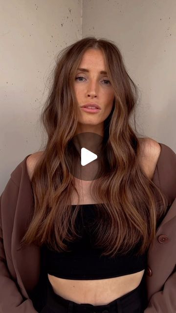 Golden Apricot Brunette Golden Apricot Hair Color, Apricot Balayage, Apricot Hair Color, Apricot Hair, Hair 2024, Brunette Hair Color, Her Hair, Apricot, Balayage