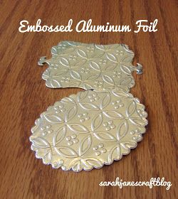 Embossing Aluminum, Cuttlebug Ideas, Embossing Ideas, Aluminum Foil Art, Paper Craft Techniques, Cricut Cuttlebug, Embossing Techniques, Metal Embossing, Stamp Tutorial