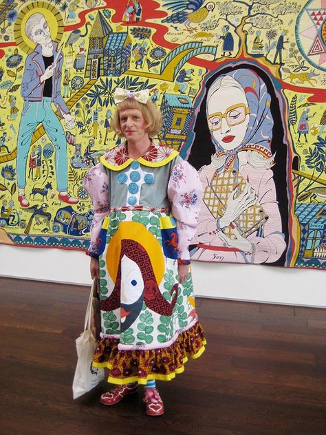 If you missed Grayson Perry’s The Vanity of Small Differences exhibition, which was on at the Victoria Miro gallery then I strongly recommend that you visit the William Morris Gallery in north-east London, which will be exhibiting Perry’s Walthamstow Tapestry until 30 September. This large scale (3m x 15m) tapestry explores the impact of branding… Grayson Perry Tapestry, Grayson Perry, Modern Tapestries, Painting Subjects, English Artists, Human Condition, Art Textile, British Artist, Textile Artists