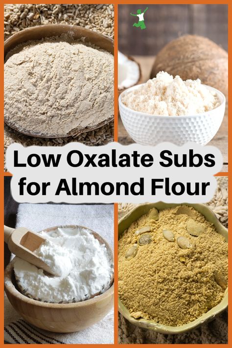 Almond Flour Substitute, Low Oxalate Recipes, Low Oxalate Diet, Oxalate Diet, Low Oxalate, Low Histamine Diet, Flour Substitute, Flour Alternatives, Baking Substitutes