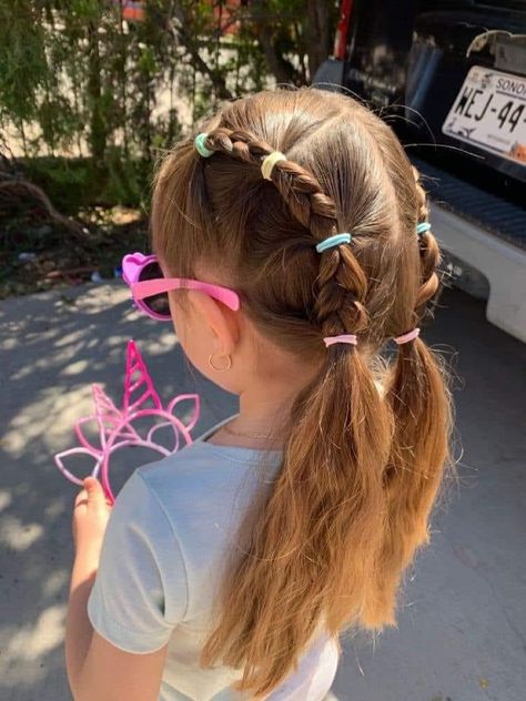 Baby Girl Hairstyles Curly, Easy Toddler Hairstyles, Cute Toddler Hairstyles, Girly Hairstyles, Easy Little Girl Hairstyles, Girl Hair Dos, Girls Hairstyles Easy, Toddler Hairstyles Girl