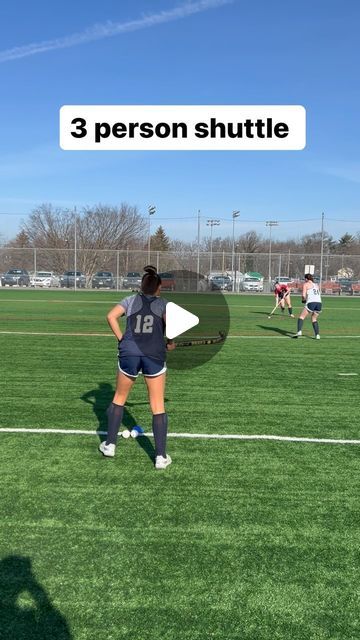 68K views · 3.6K likes | CoreHKY: Field Hockey Training on Instagram: "3 person passing shuttle to get the heart rate going!  • #fieldhockey #hockey #fieldhockeyislife #fieldhockeyskills #fieldhockeyplayer #fieldhockeytraining #fieldhockeydrills" Field Hockey Tricks, Field Hockey Exercises, Field Hockey Drills Training, Hockey Field, Field Hockey Passing Drills, Field Hockey Practice, Field Hockey Drills, Hockey Drills, Passing Drills